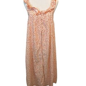 Anthropologie Nora NightgownWomens XSmall Smocked Sleeveless Lounge Sleep Dress
